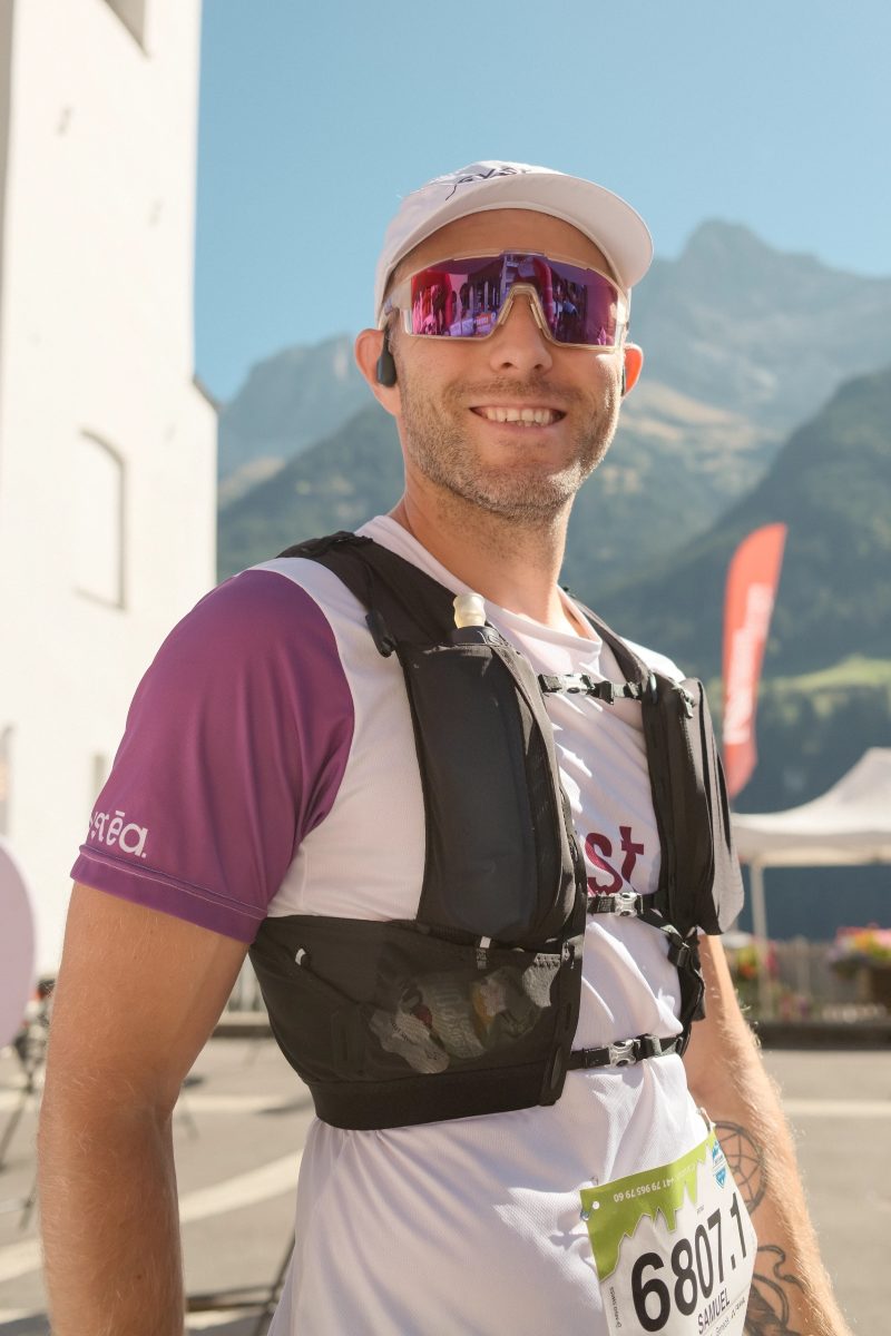 Un coureur du team Systea avant le départ